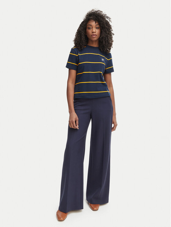 Tommy Hilfiger Tommy Hilfiger Tričko WW0WW48699 Tmavomodrá Regular Fit