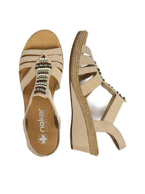 Rieker Rieker Sandalen CEO-V2451-62 Beige