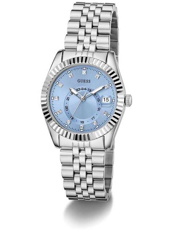 Guess Guess Hodinky GW0936L1 Strieborná