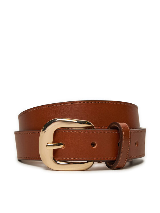 Tommy Hilfiger Ceinture femme Refined AW0AW16603 Marron Modivo