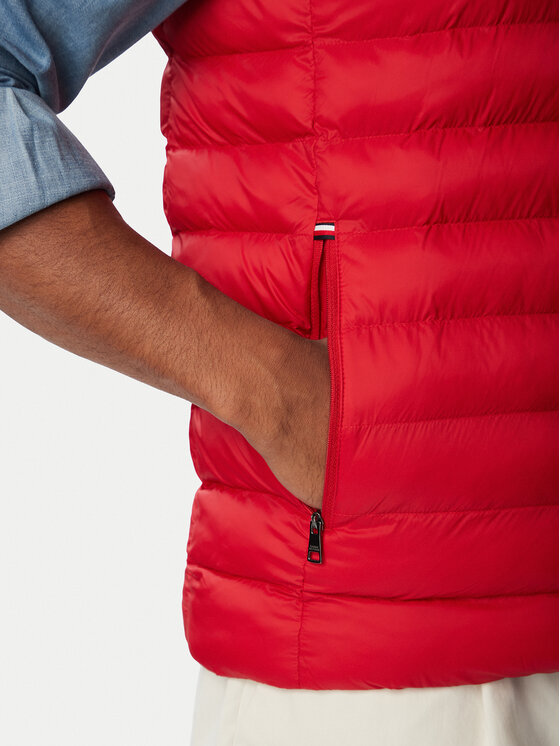 Tommy Hilfiger Tommy Hilfiger Елек MW0MW37677 Червен Regular Fit
