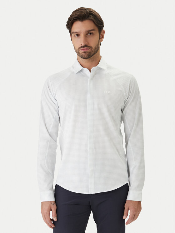 BOSS Cămașă Excurse L 50554481 Albastru celest Regular Fit