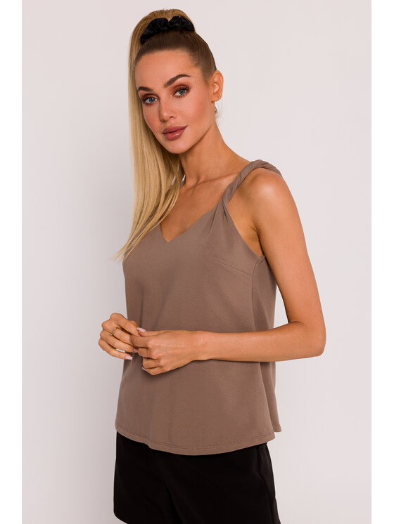 Made of Emotion Made of Emotion Halenka M792 Hnědá Generous Fit