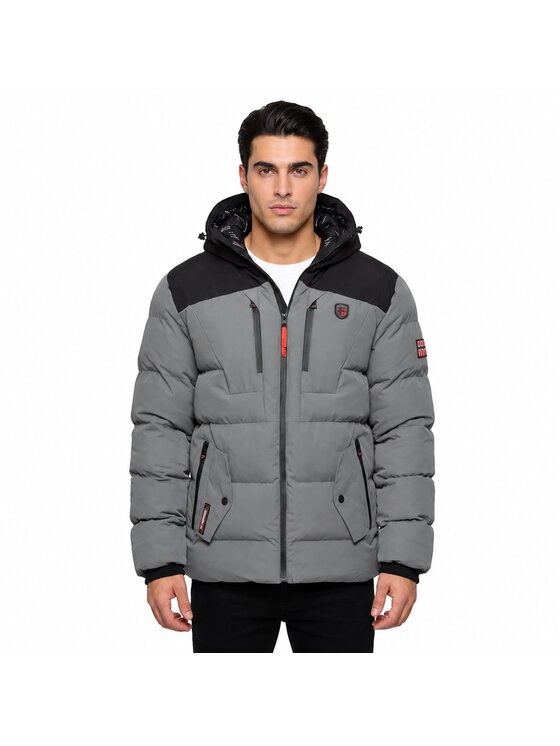 Geographical Norway Geographical Norway Parka WA1698H/GN-GREY Szary Reglan Fit