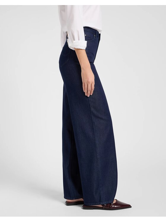 Lee Lee Jeansy STELLA Niebieski Loose Fit