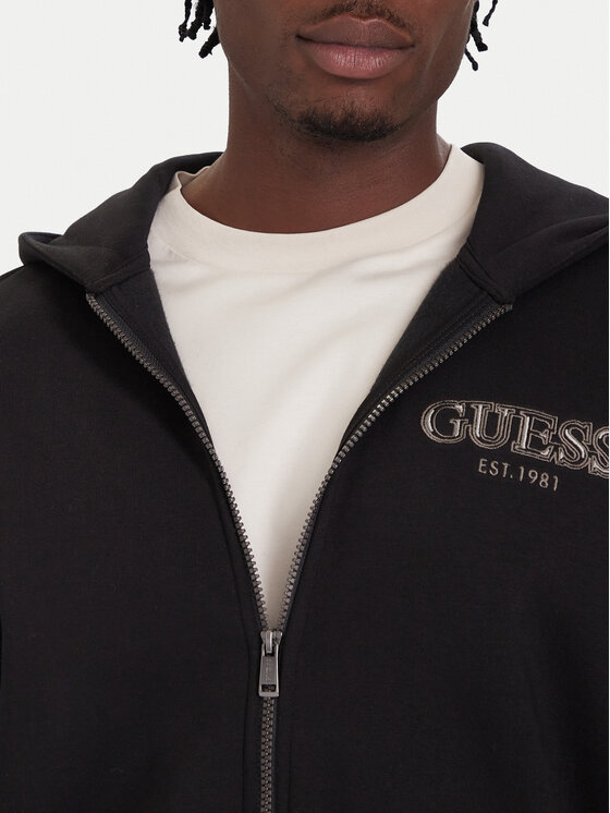 Guess Guess Mikina M5BQ48 K9Z21 Černá Regular Fit