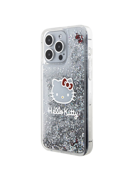 Hello Kitty Hello Kitty Etui na telefon iPhone 15 Pro Max Srebrny