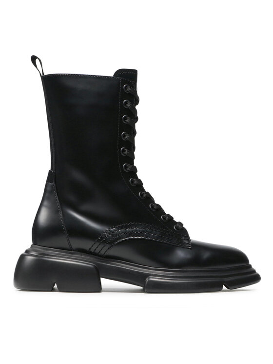 Emporio Armani Emporio Armani Botki X3N155 XF594 00002 Czarny