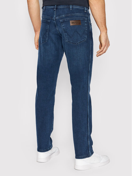 Wrangler Wrangler Džínsy Texas W12SLR29F 112145800 Tmavomodrá Slim Fit