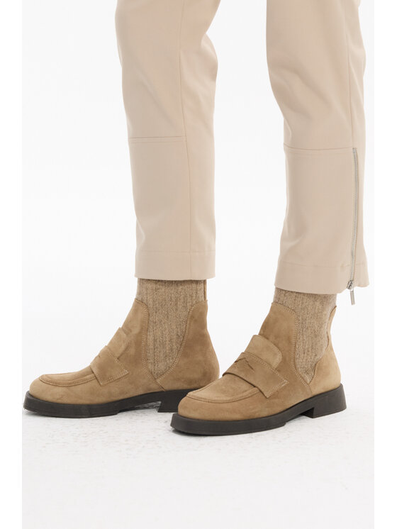 Deni Cler Milano Deni Cler Milano Spodnie materiałowe W-DC-5288-F5-H7-13-1 Beżowy Regular Fit