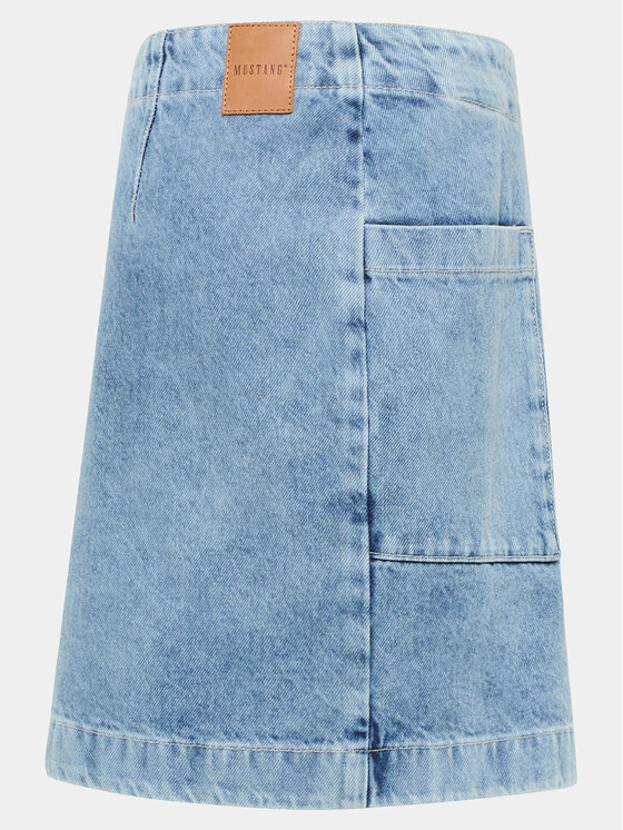 Mustang Mustang Jeansrock Lucile 1014803 Blau Regular Fit