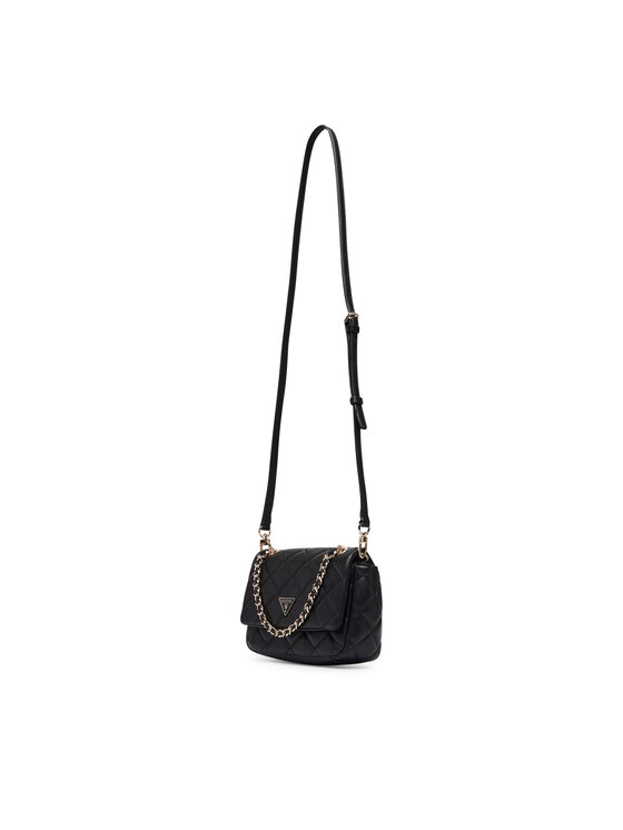 Guess Guess Дамска чанта Juliet Mini HWQG24 56740 Черен