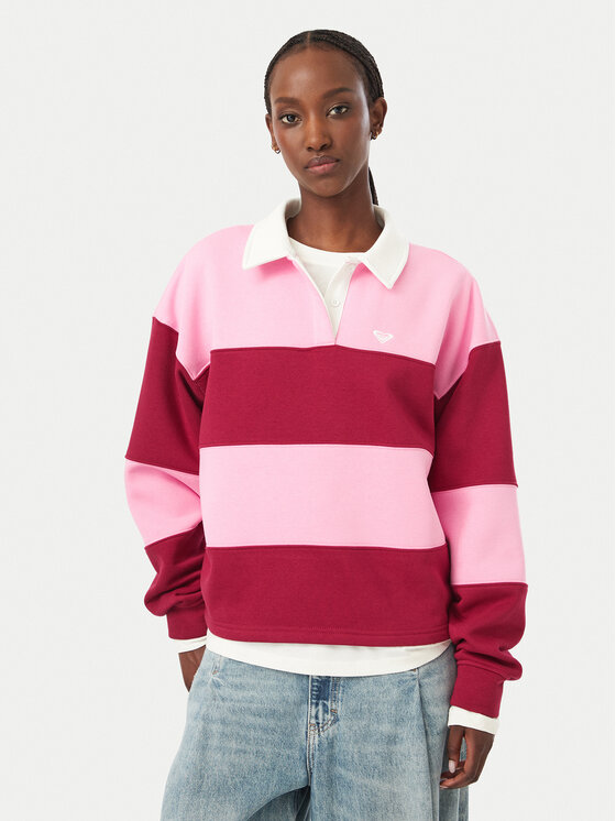 Roxy Roxy Світшот Lineup ERJFT05113 Рожевий Oversize