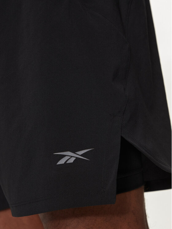 Reebok Reebok Sportske kratke hlače Speed 3.0 2 In 1 Short REEBOK-100065102 Crna Regular Fit