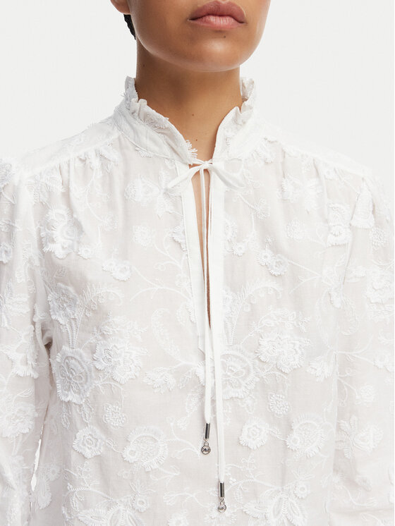 MICHAEL Michael Kors MICHAEL Michael Kors Блузка MS640Y9KPX Білий Relaxed Fit