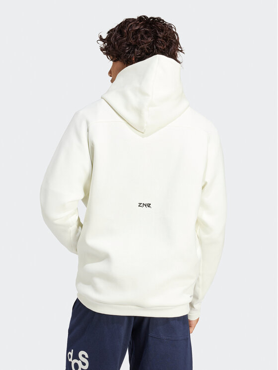 adidas Felpa Z.N.E. Premium IR5208 Bianco Loose Fit Modivo