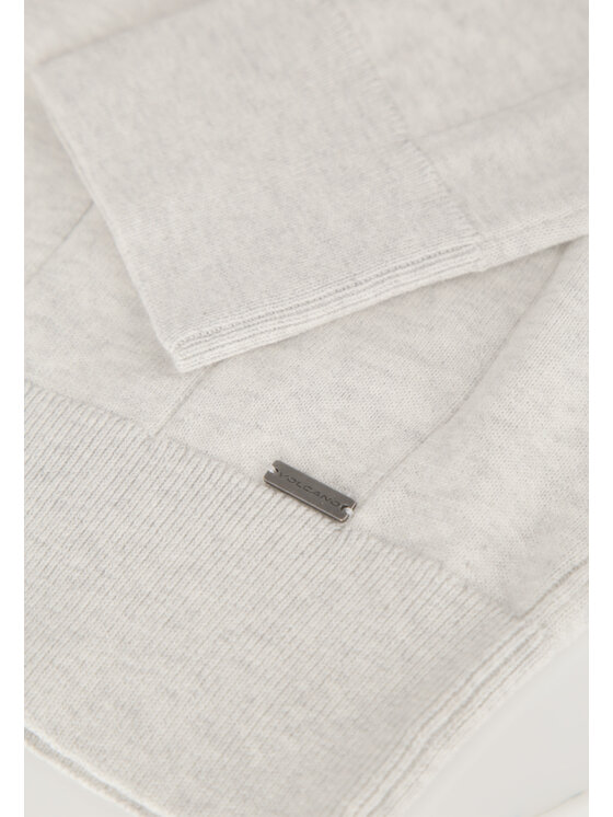 Volcano Volcano Sweter S-KING Szary Regular Fit