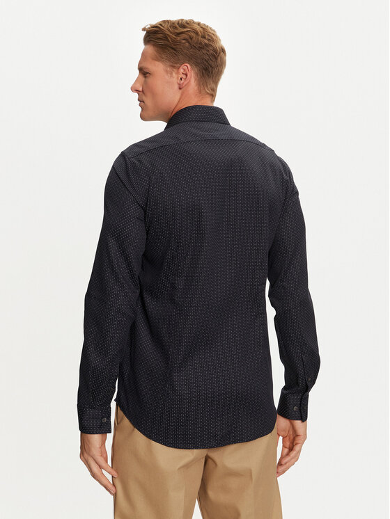Calvin Klein Calvin Klein Koszula K10K113521 Granatowy Slim Fit