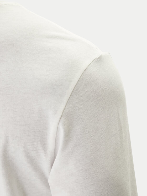 Tommy Jeans Tommy Jeans Majica z dolgimi rokavi Chest Linear DM0DM21594 Écru Regular Fit