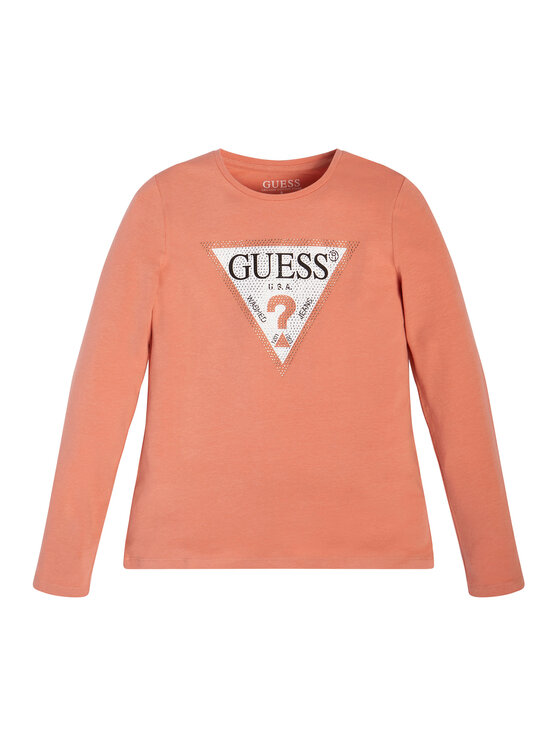 Guess Guess Särkpluus J2YI50 K6YW1 Oranž Regular Fit