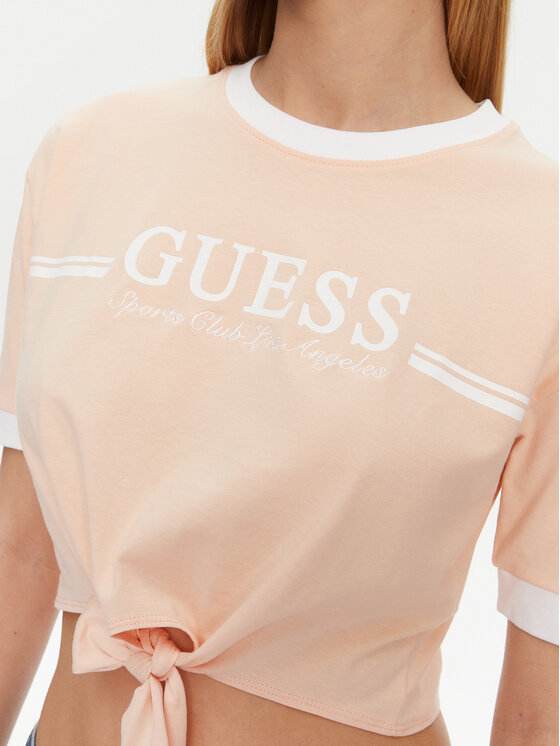 Guess Guess Póló V5GI05 I3Z14 Narancssárga Regular Fit