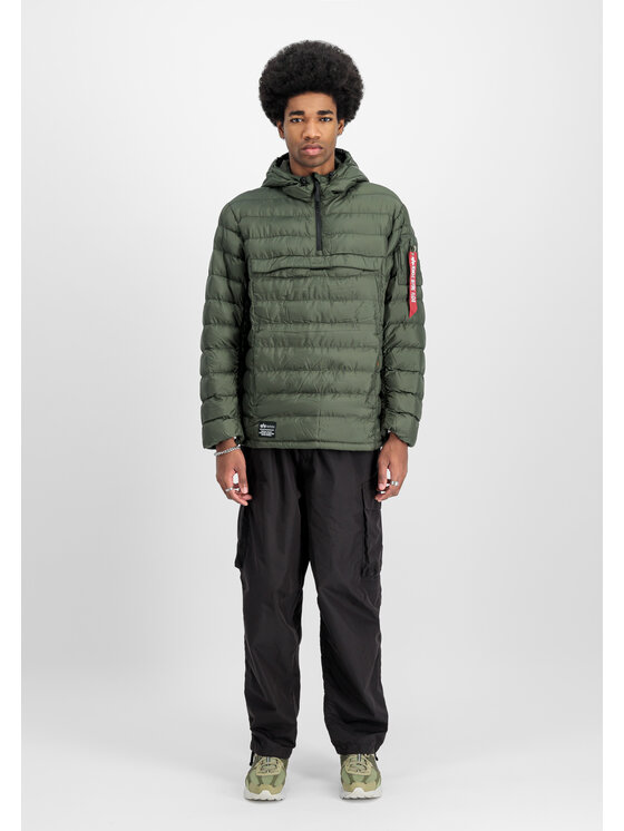 Alpha Industries Alpha Industries Kurtka anorak Puffer Anorak Zielony Regular Fit