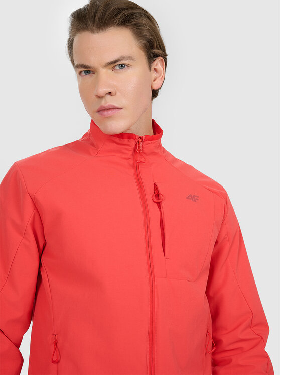 4F 4F Kurtka wielofunkcyjna HALNY Pomarańczowy Regular Fit