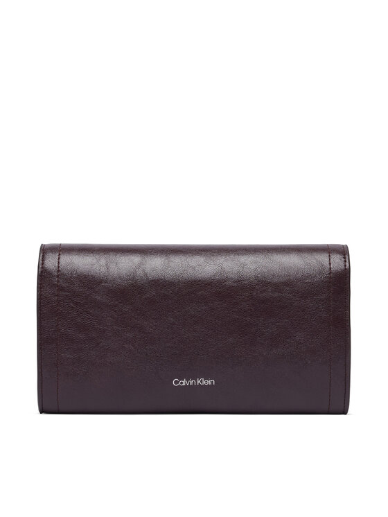 Calvin Klein Calvin Klein Denarnica Emblem Hw Long Bifold LV04F1316G Rjava