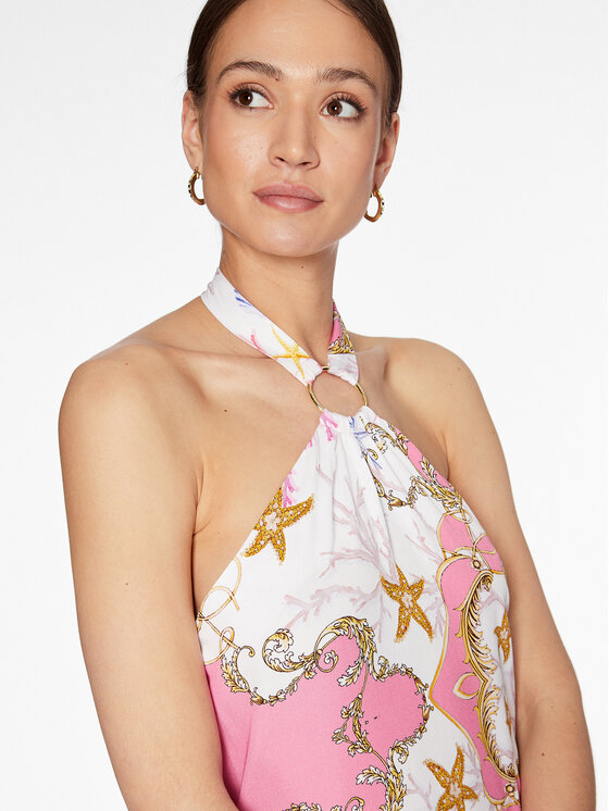 Guess Guess Sommerkleid E3GK03 WF9S0 Rosa Regular Fit