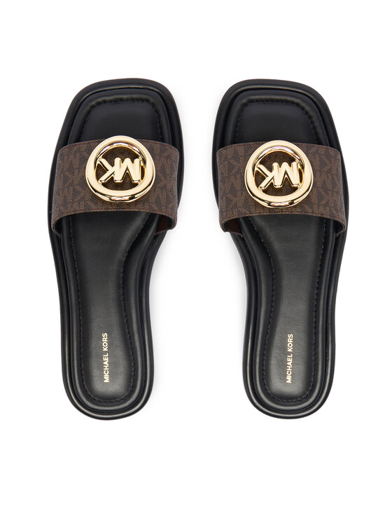 MICHAEL Michael Kors MICHAEL Michael Kors Чехли Milan 40F5MLFS1B Кафяв