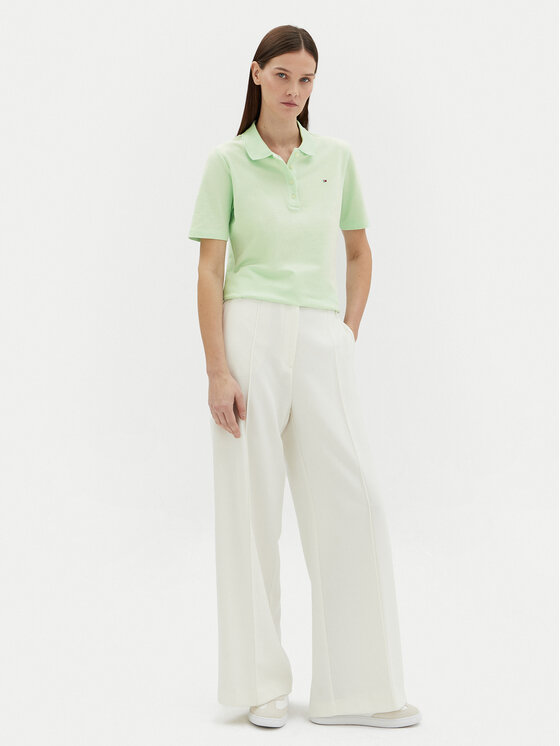 Tommy Hilfiger Tommy Hilfiger Polo marškinėliai 1985 WW0WW43224 Žalia Regular Fit