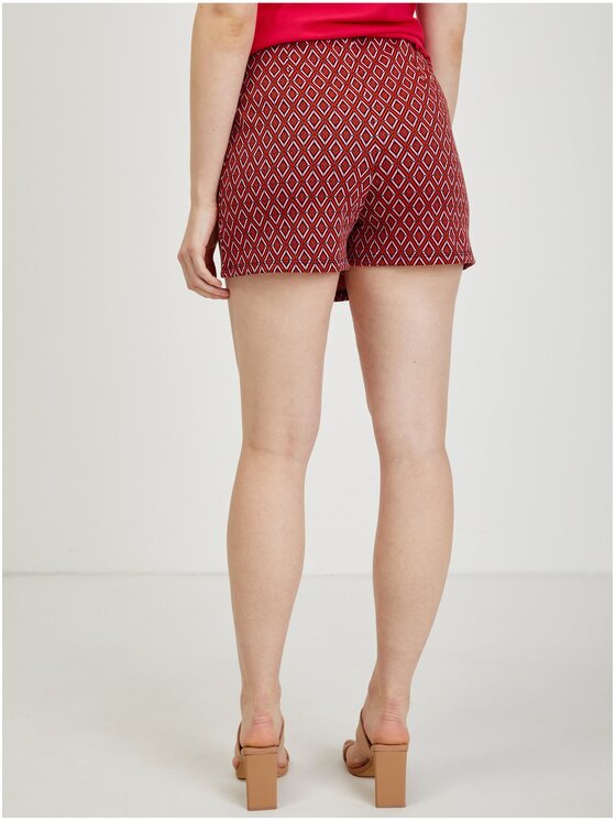 Orsay Orsay Szorty 321054224000__S Czerwony Regular Fit