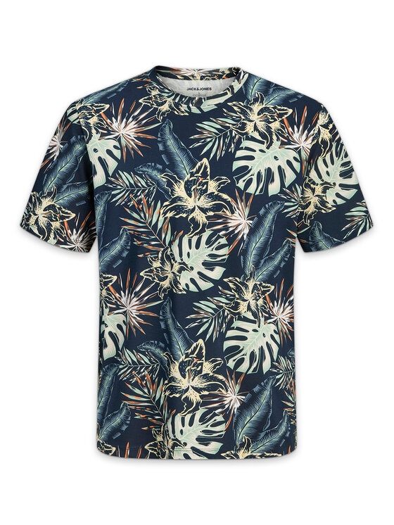 Jack & Jones Jack & Jones T-Shirt Honolulu 12288089 Tmavomodrá Regular Fit
