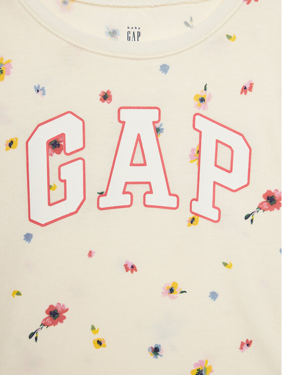 Gap Gap Tričko 744725-00 Béžová Regular Fit