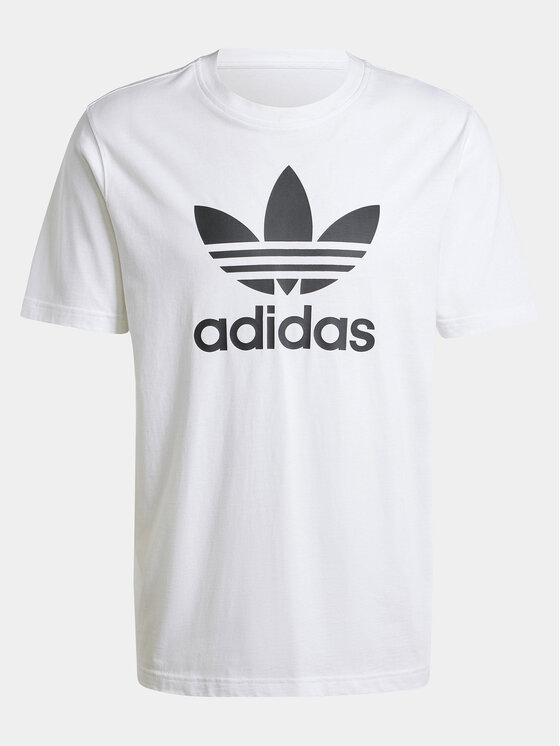 adidas adidas Футболка adicolor Trefoil IV5353 Білий Regular Fit