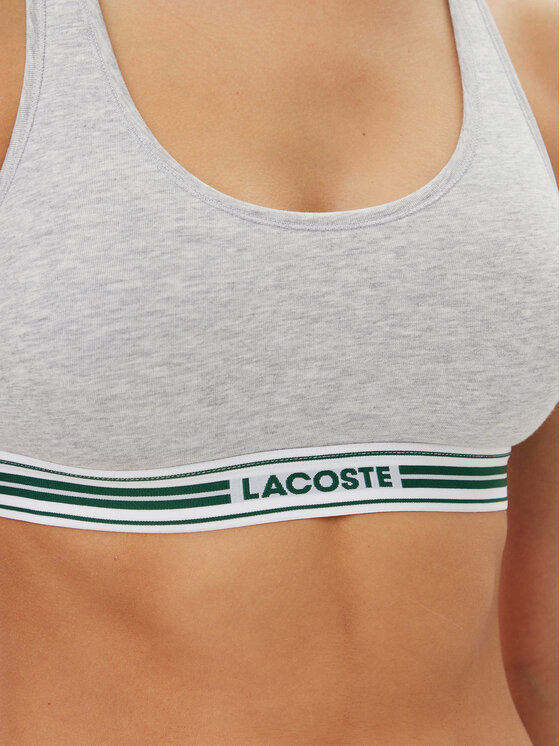 Lacoste Lacoste Бюстгальтер-топ IF8179 Сірий