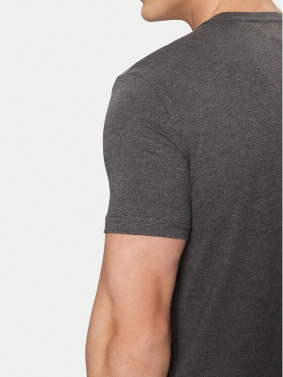 Tommy Jeans Tommy Jeans T-Shirt Jaspe DM0DM20363 Szary Slim Fit