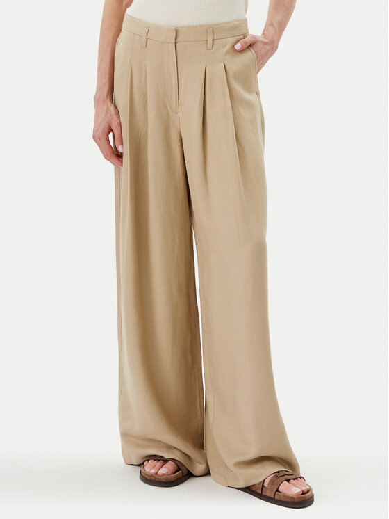 Herskind Herskind Штани з тканини 5503840 Бежевий Regular Fit