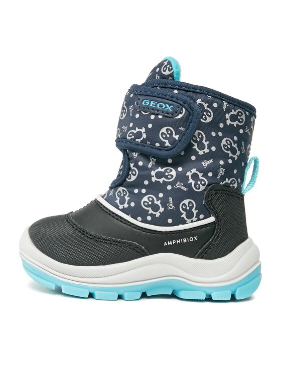 Geox Geox Schneeschuhe B Flanfil Girl B Abx B263WG 0BCMN CF4N4 M Dunkelblau