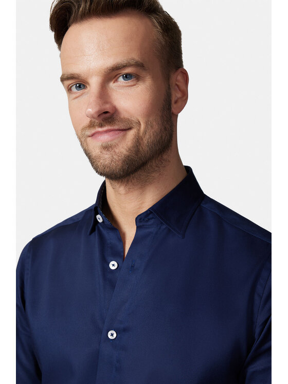 Lancerto Lancerto Koszula Janet KO073123000038 Granatowy Slim Fit