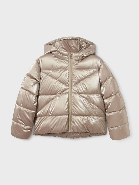 Mayoral Mayoral Зимно яке 7.415 Бежов Regular Fit