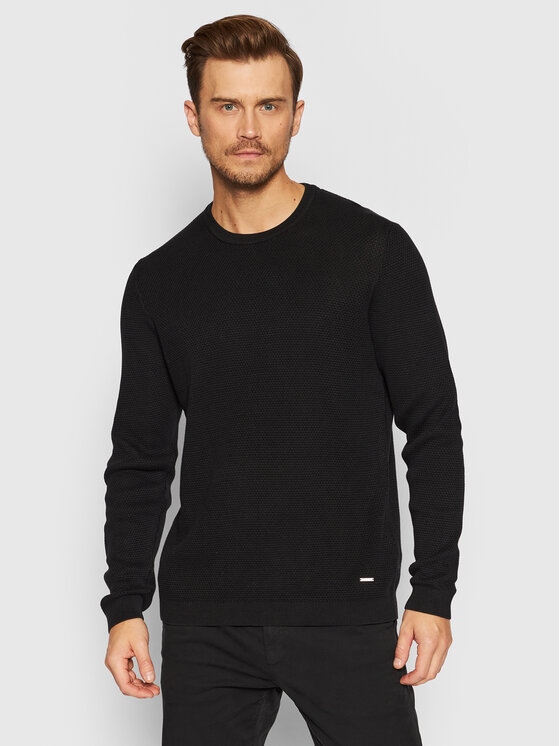 JOOP! JOOP! Pulover 17 Jk-17Fiorino 30027921 Negru Modern Fit