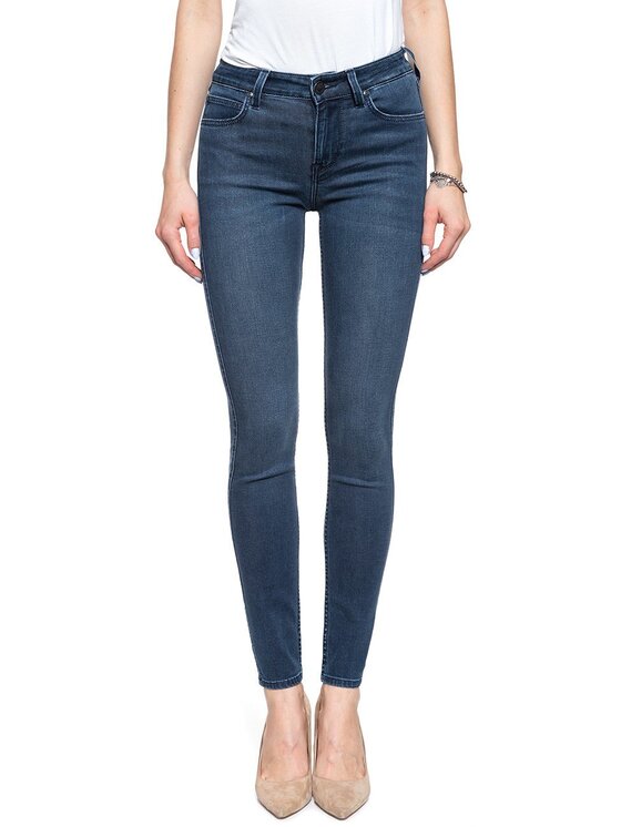 Lee Lee Jeansy JODEE Niebieski Skinny Fit