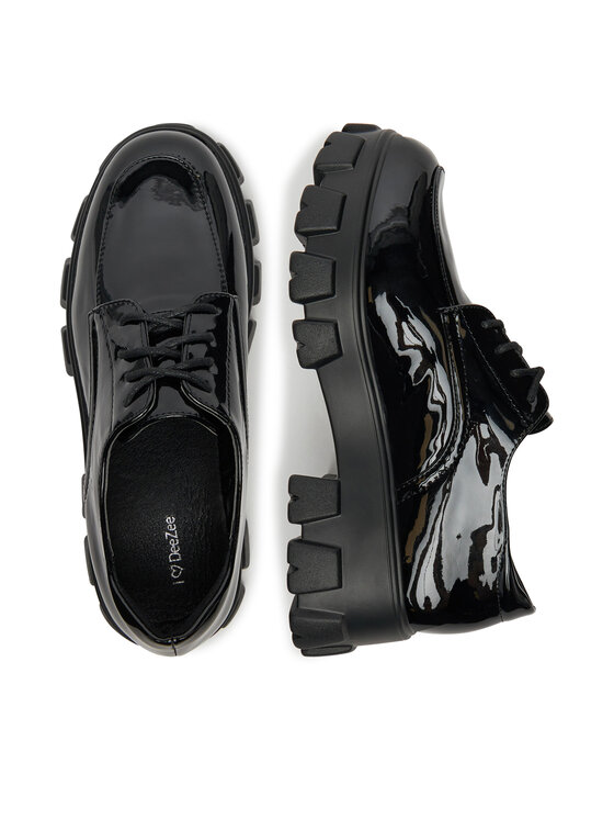 DeeZee DeeZee Oxford Schuhe KYM-JK-91 Schwarz