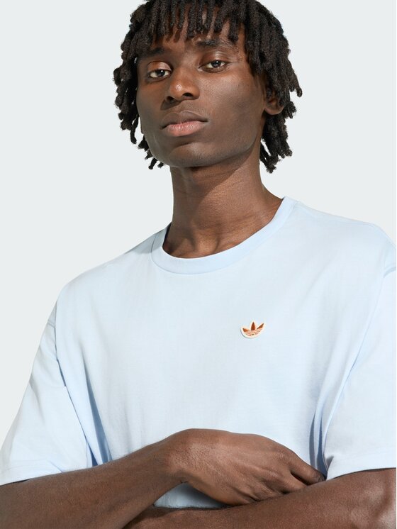 adidas adidas T-Shirt 167790 Niebieski jasny Loose Fit