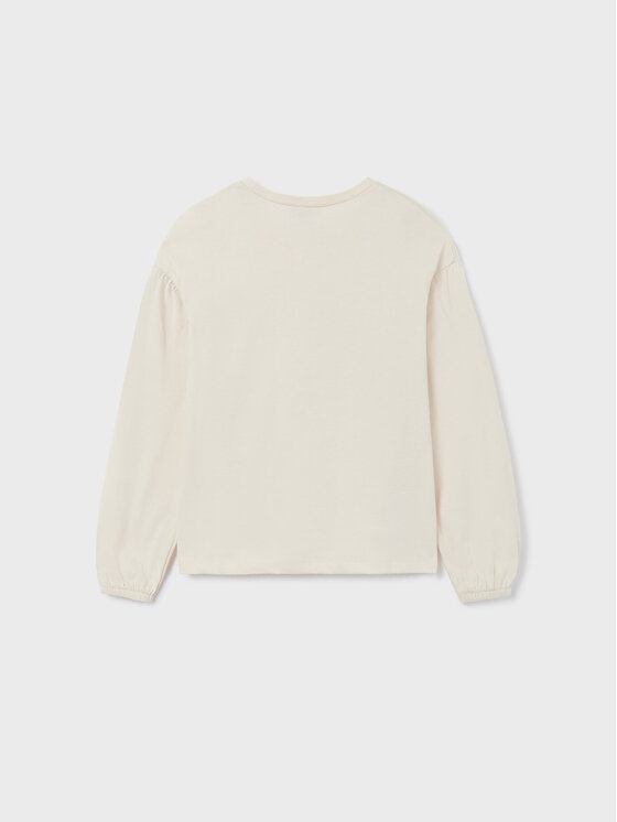 Mayoral Mayoral Μπλουζάκι 7026 Μπεζ Regular Fit