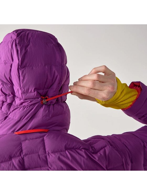 Haglöfs Haglöfs Kurtka puchowa Spitz Down Hood Women Fioletowy Regular Fit