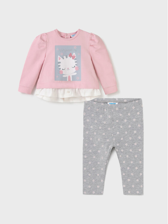 Completo maglietta e leggings 2721 Rosa Regular