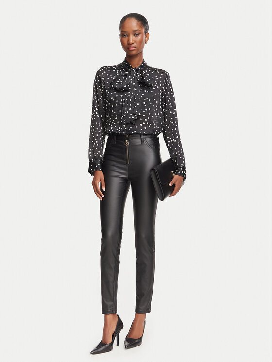 Rinascimento Rinascimento Hemd CFC0130434003 Schwarz Loose Fit