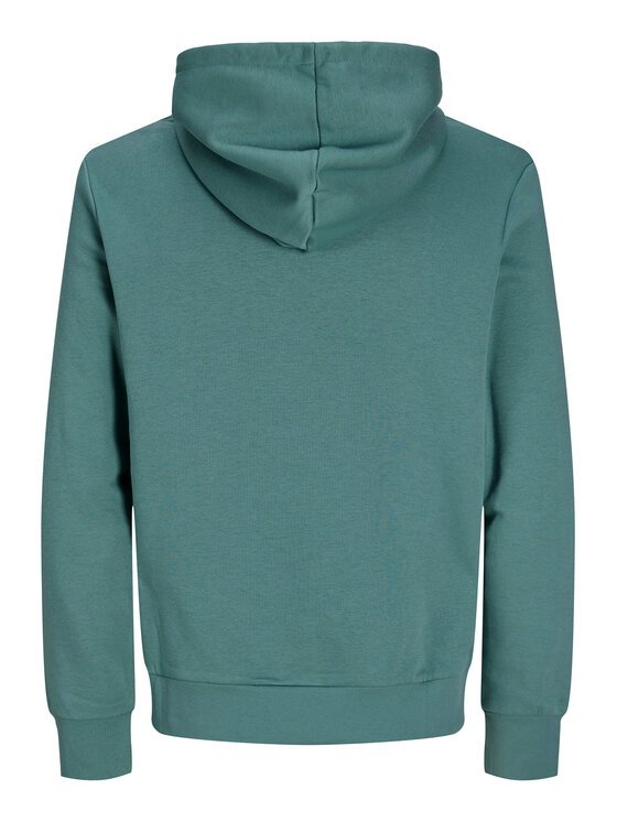Jack & Jones Jack & Jones Džemperis ar kapuci Corp 12152840 Zaļš Regular Fit